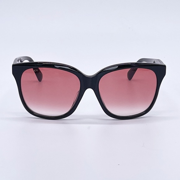 NEW GUCCI GG0800SA 002 CAT EYE BLACK RED SUNGLASSES GUCCI - Picture 6 of 15